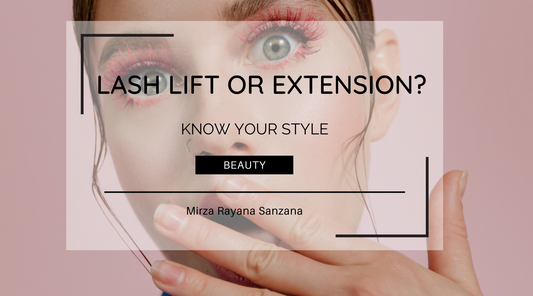 lash lift or extension beauty blog